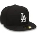 new-era-los-angeles-dodgers-mlb-59fifty-essential-sort-justerbar-flad-kasket