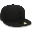 cherna-ploska-reguliruema-shapka-59fifty-black-on-black-na-new-york-yankees-mlb-ot-new-era