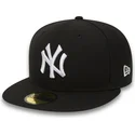 schwarze-flache-anpassbare-59fifty-essential-kappe-der-new-york-yankees-mlb-von-new-era