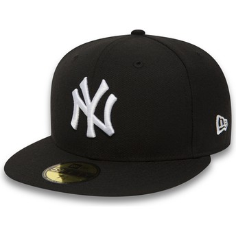 new era essential black 59fifty cap