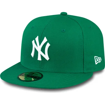 shapka-ploska-zelena-prilepnala-59fifty-essential-na-new-york-yankees-mlb-ot-new-era
