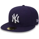 gorra-plana-violeta-ajustada-59fifty-essential-de-new-york-yankees-mlb-de-new-era