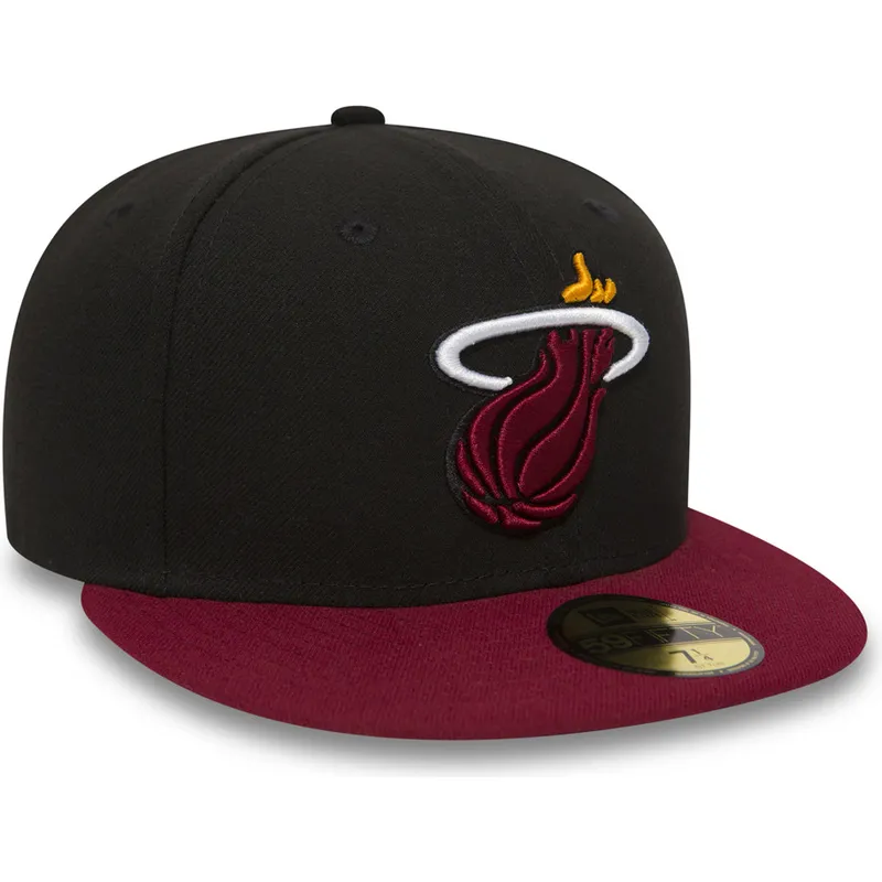 shapka-ploska-cherna-reguliruema-59fifty-essential-na-miami-heat-nba-ot-new-era