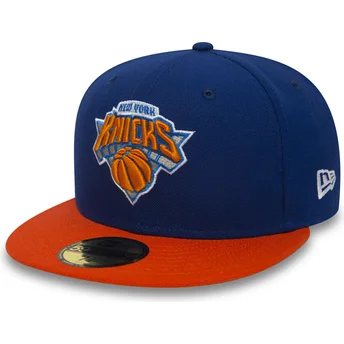 new-era-59fifty-essential-new-york-knicks-nba-blaue-flatbrim-cap