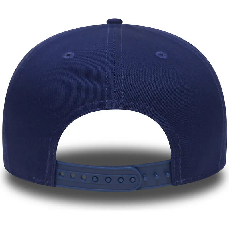 flache-blaue-verstellbare-9fifty-essential-kappe-der-los-angeles-dodgers-mlb-von-new-era