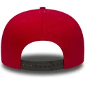shapka-ploska-chervena-snapbek-ajustable-9fifty-cotton-block-na-new-york-yankees-mlb-ot-new-era