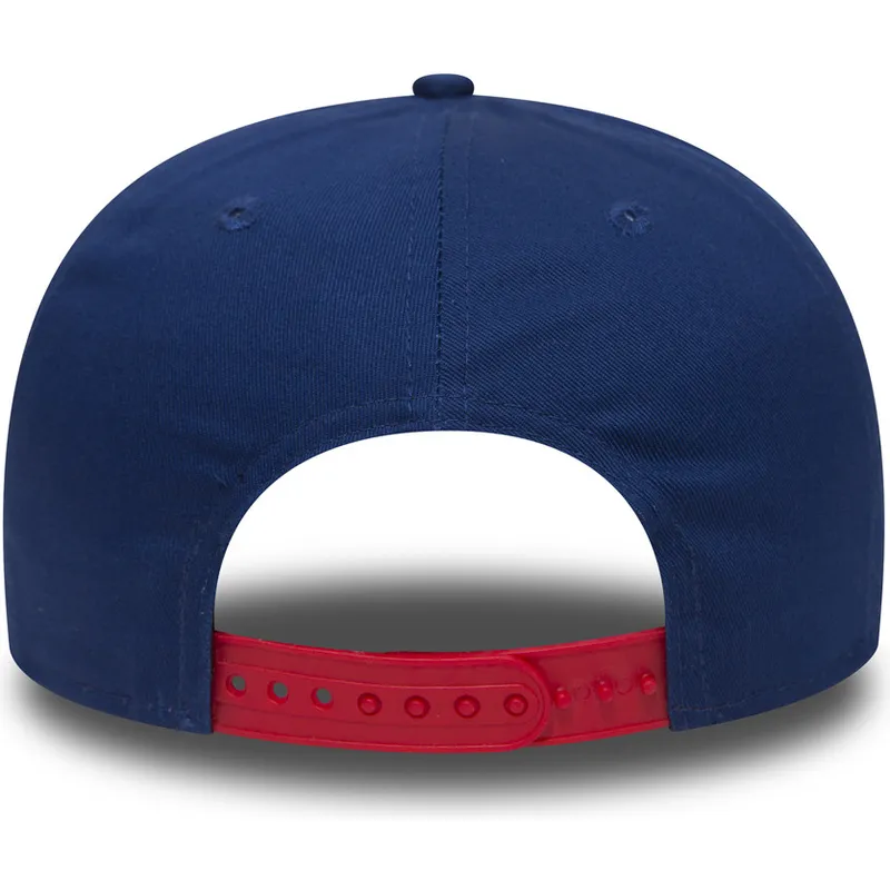 shapka-ploska-sinya-snapbek-ajustable-9fifty-cotton-block-na-new-york-yankees-mlb-ot-new-era