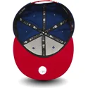 shapka-ploska-sinya-snapbek-ajustable-9fifty-cotton-block-na-new-york-yankees-mlb-ot-new-era