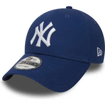Шапка извита синя регулируем 9FORTY Essential на New York Yankees MLB от New Era