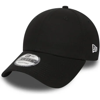 Schwarze verstellbare Curved Cap 9FORTY Basic Flag von New Era