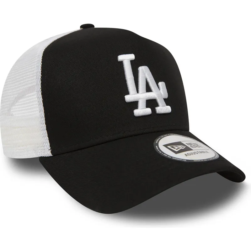 shapka-izvita-traker-cherna-snapbek-clean-a-frame-na-los-angeles-dodgers-mlb-ot-new-era