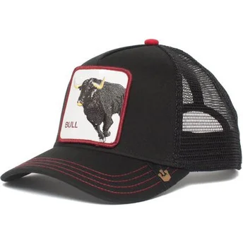 schwarze-trucker-kappe-bull-honky-stier-von-goorin-bros