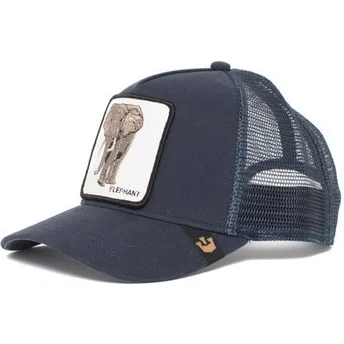 casquette-trucker-bleue-marine-elephant-elephant-goorin-bros