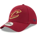 shapka-izvita-chervena-reguliruem-9forty-the-league-na-cleveland-cavaliers-nba-ot-new-era