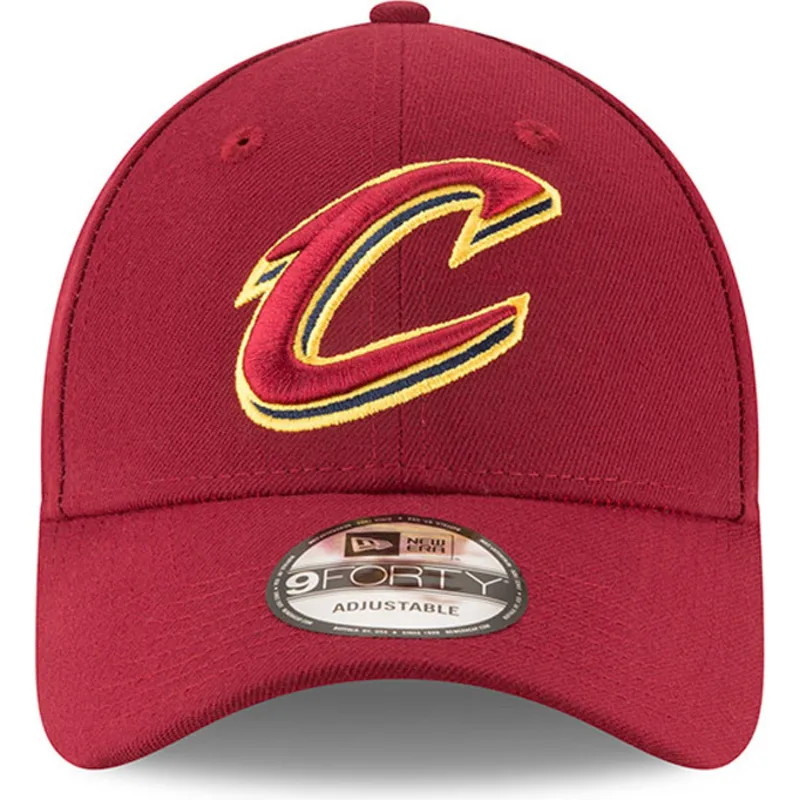 shapka-izvita-chervena-reguliruem-9forty-the-league-na-cleveland-cavaliers-nba-ot-new-era