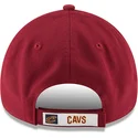 shapka-izvita-chervena-reguliruem-9forty-the-league-na-cleveland-cavaliers-nba-ot-new-era
