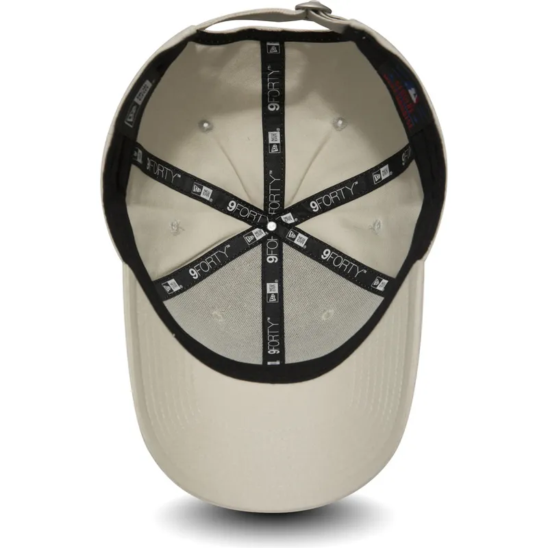 shapka-izvita-byala-reguliruem-roto-9forty-essential-na-los-angeles-dodgers-mlb-ot-new-era