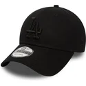 shapka-izvita-cherna-reguliruema-9forty-essential-na-los-angeles-dodgers-mlb-ot-new-era