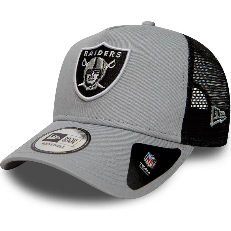 shapka-izvita-traker-siv-snapbek-essential-a-frame-na-las-vegas-raiders-nfl-ot-new-era