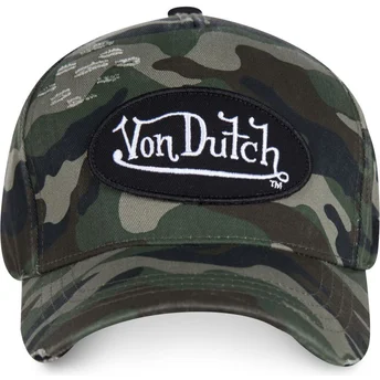Gorra curva camuflaje ajustable CAMOU01 de Von Dutch