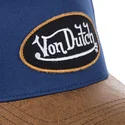 verstellbare-blaue-und-braune-chuck-kappe-von-von-dutch