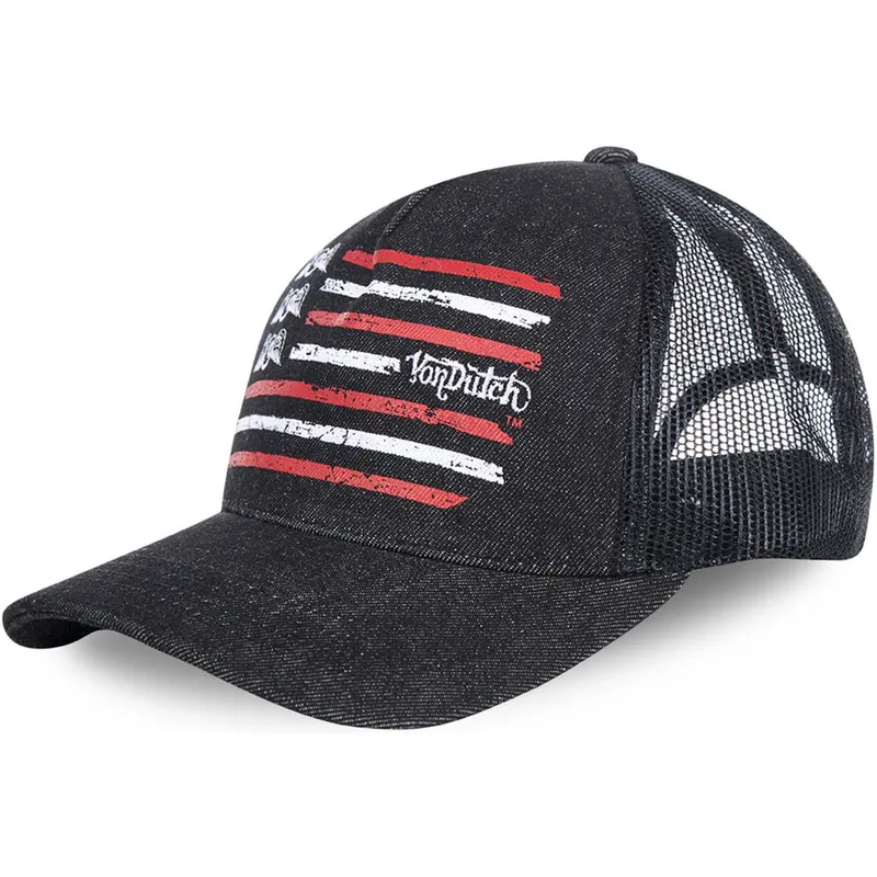 shapka-izvita-traker-cherna-snapbek-flag-ot-von-dutch