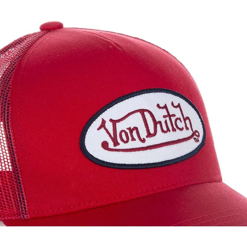 shapka-izvita-traker-chervena-snapbek-fresh01-ot-von-dutch