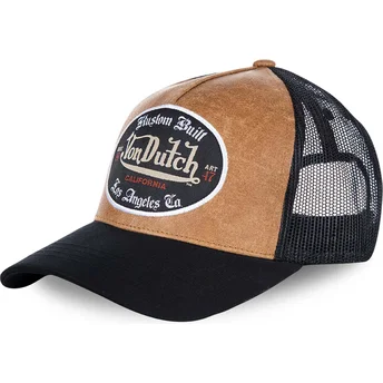 Шапка trucker кафява и черна GRL от Von Dutch