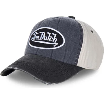 Шапка извита тъмносин регулируема JACK7 от Von Dutch