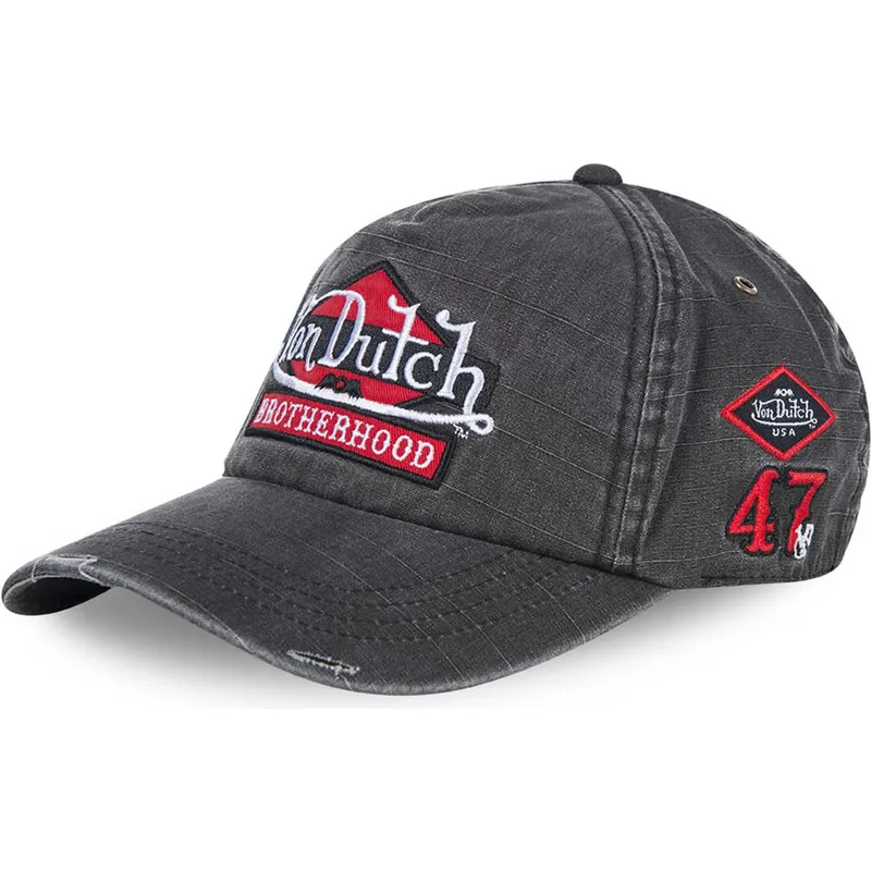 graue-verstellbare-curved-cap-jackbrb-von-von-dutch