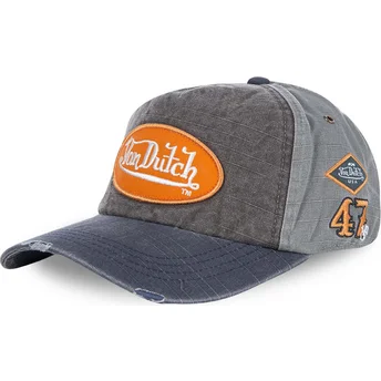 Шапка извита сив регулируем JACKGM от Von Dutch