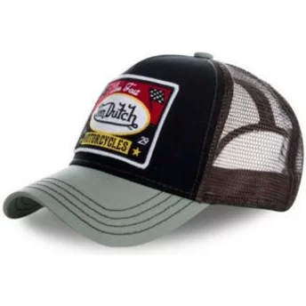 Von Dutch SQUARE18 Black and Grey Trucker Hat