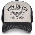 weisse-und-schwarze-verstellbare-curved-cap-crew2-von-von-dutch