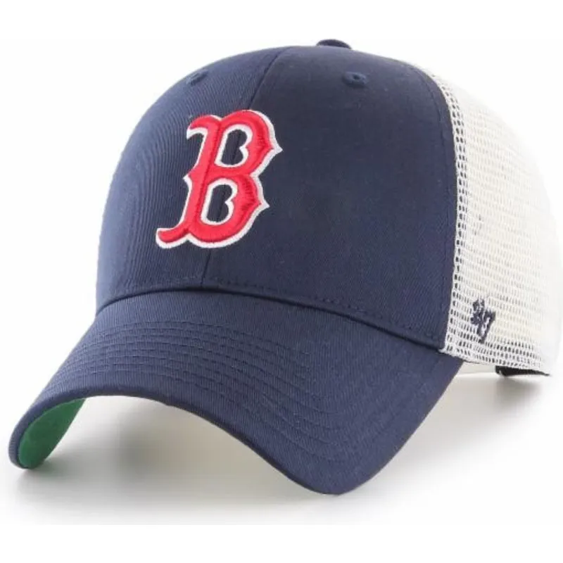shapka-izvita-traker-tmnosin-snapbek-na-boston-red-sox-mlb-ot-47-brand