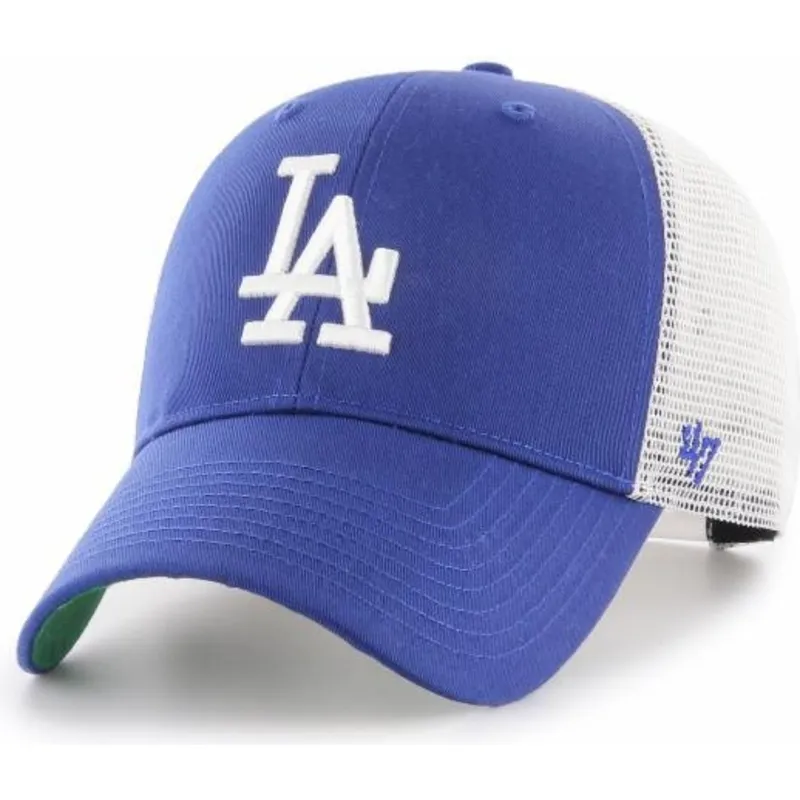shapka-izvita-traker-sinya-snapbek-na-los-angeles-dodgers-mlb-ot-47-brand