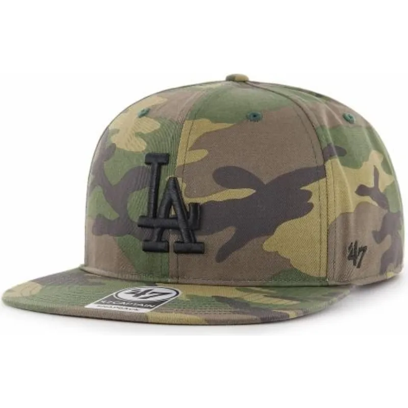 shapka-ploska-kamuflazh-snapbek-na-los-angeles-dodgers-mlb-ot-47-brand