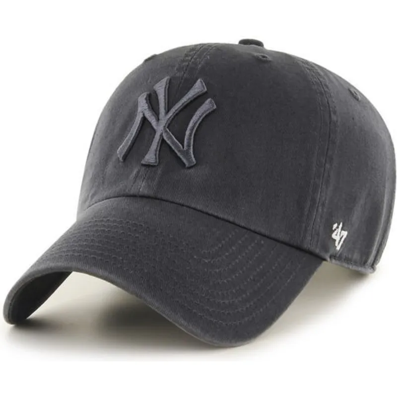 shapka-izvita-siv-reguliruem-na-new-york-yankees-mlb-ot-47-brand
