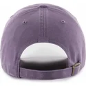 violette-gebogene-kappe-new-york-yankees-mlb-clean-up-von-47-brand