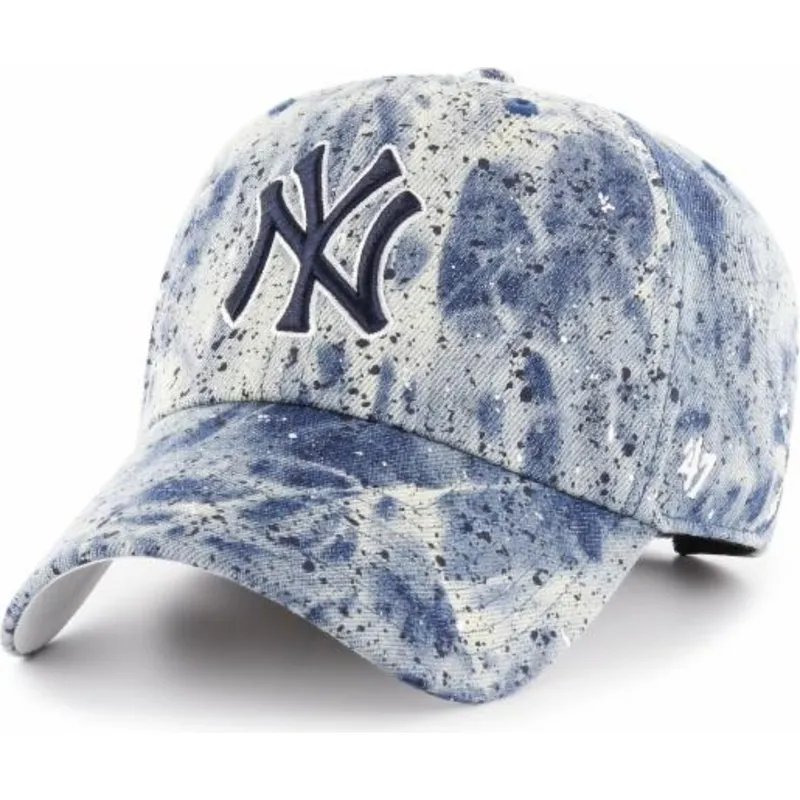 shapka-izvita-sinya-reguliruema-na-new-york-yankees-mlb-ot-47-brand