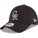 shapka-izvita-cherna-reguliruem-9forty-the-league-na-colorado-rockies-mlb-ot-new-era