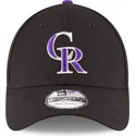 shapka-izvita-cherna-reguliruem-9forty-the-league-na-colorado-rockies-mlb-ot-new-era