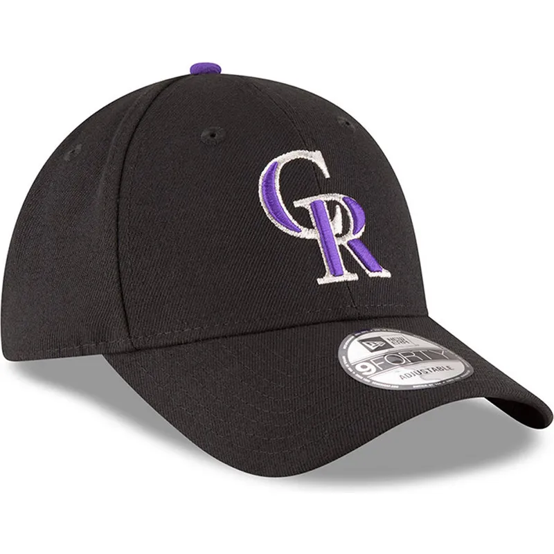 shapka-izvita-cherna-reguliruem-9forty-the-league-na-colorado-rockies-mlb-ot-new-era