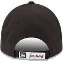 shapka-izvita-cherna-reguliruem-9forty-the-league-na-miami-marlins-mlb-ot-new-era
