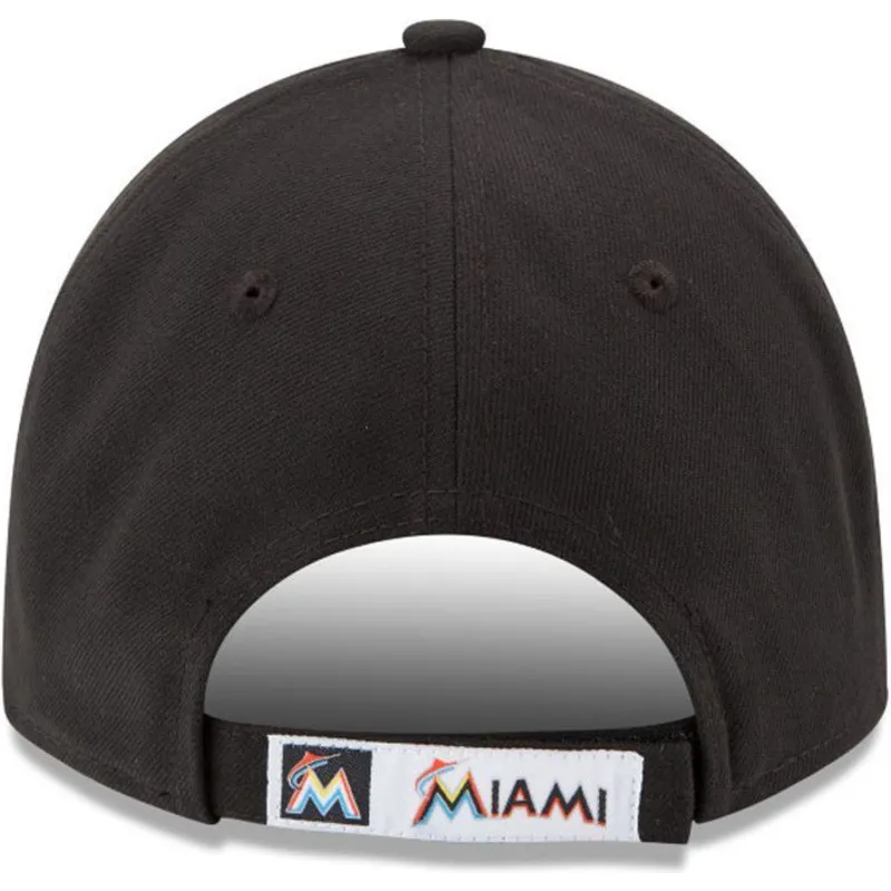 shapka-izvita-cherna-reguliruem-9forty-the-league-na-miami-marlins-mlb-ot-new-era
