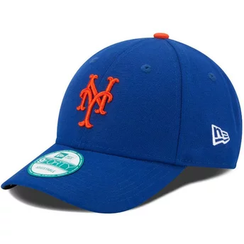 New Era Curved Brim 9FORTY The League New York Mets MLB Adjustable Cap blau