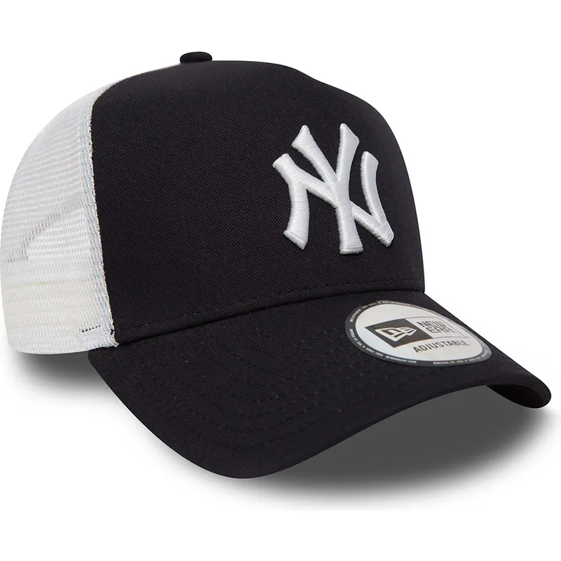 shapka-izvita-traker-tmnosin-snapbek-clean-a-frame-2-na-new-york-yankees-mlb-ot-new-era