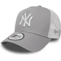 gra-trucker-kasket-clean-a-frame-2-fra-new-york-yankees-mlb-fra-new-era