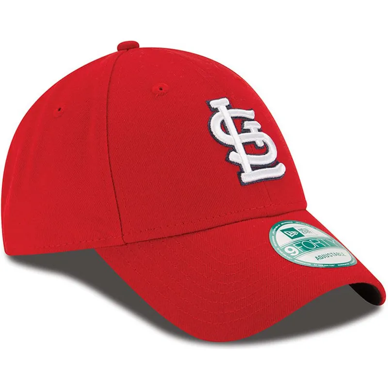 shapka-izvita-chervena-reguliruem-9forty-the-league-na-st-louis-cardinals-mlb-ot-new-era