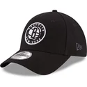 shapka-izvita-cherna-reguliruem-9forty-the-league-na-brooklyn-nets-nba-ot-new-era