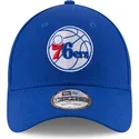 shapka-izvita-sinya-reguliruem-9forty-the-league-na-philadelphia-76ers-nba-ot-new-era